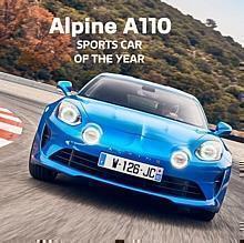 ZWEITE AUSZEICHNUNG DURCH DAS BBC TOPGEAR MAGAZINE: ALPINE A110 IST «SPORTS CAR OF THE YEAR»